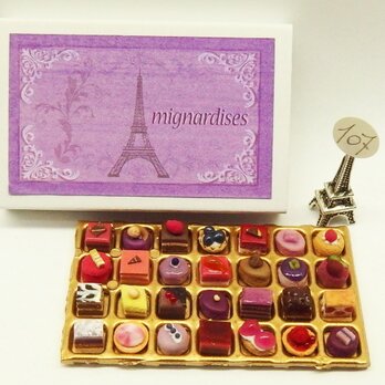 マッチ箱の中のミニチュア　フランスのお菓子107の画像