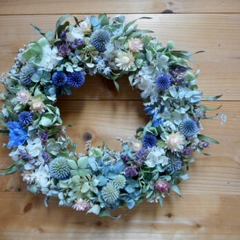 Blue wreathの画像