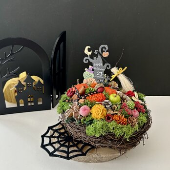 Halloween Autumn flowers