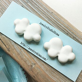 Cloud pin brooch Ⅲ（set) （くもピンⅢ　セット）の画像