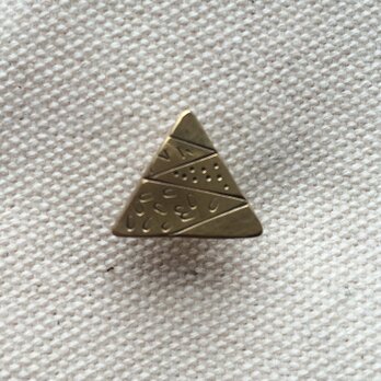 【受注生産】UMA 真鍮三角ピアスの画像