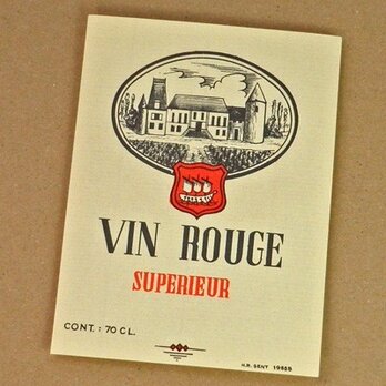 1枚/ Vintage ラベル Vol. 1（Vin Rouge）DA-LA001の画像