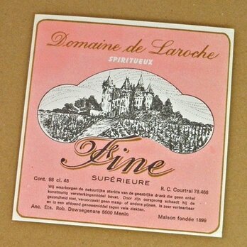 1枚/ Vintage ラベル Vol. 7（Domaine de Laroche / Pink）DA-LA007の画像