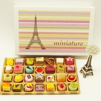 マッチ箱の中のミニチュア　フランスのお菓子112の画像