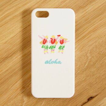 SALE!!!【iPhone/Android対応】aloha hula girls colorスマートフォンケースの画像