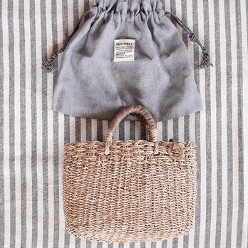 bengkuang basket (linen kinchak付き)