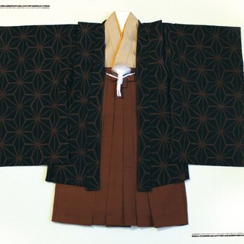 ◆羽織袴セット/麻の葉/5歳【受注生産】の画像
