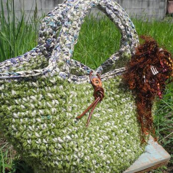 ローズマリー染バッグ