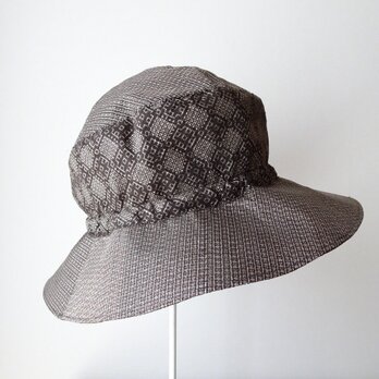 古布大島：サイドクラウン別布の帽子（H-10）の画像