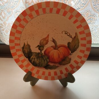 ハロウィン飾り皿の画像