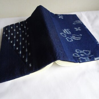 手織り久留米絣：文庫本カバー（C-1）の画像