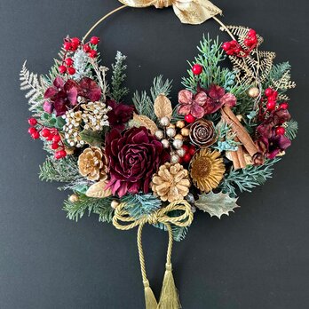 Dahlia wreathの画像