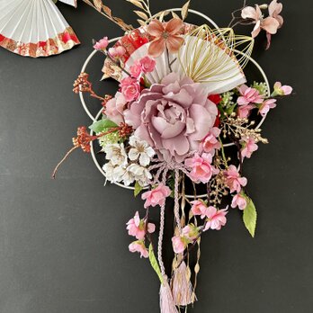 ご結婚お祝いや出産お祝い♡桃の花壁飾りの画像