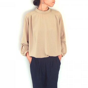 ジョーゼットブラウス（ヌードベージュ）