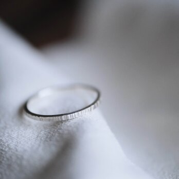 シルバーリング　carre line