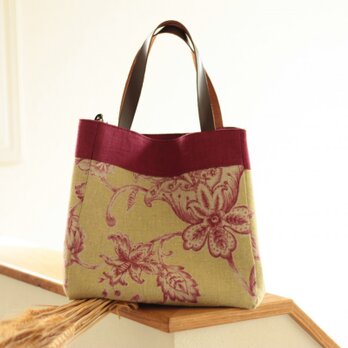 Ancient Flower の Square Bag ～green～の画像