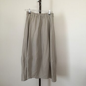ナチュラルリネンのバルーンスカート　M～Lの画像