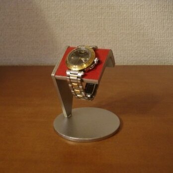 レッド一本掛け腕時計スタンド 　アングルの画像