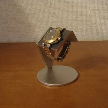 ブラック一本掛け腕時計スタンド 　アングルの画像