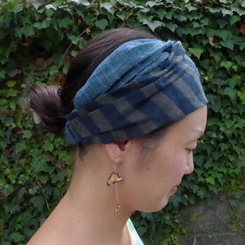 古布のヘアバンド
