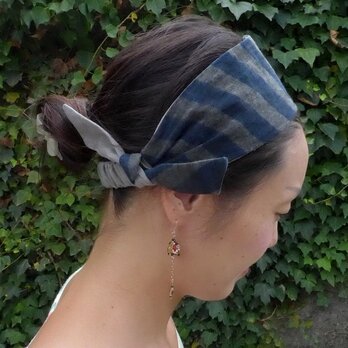 古布のヘアバンド