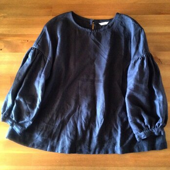 huit＊gerbera_blouse ダークネイビーの画像