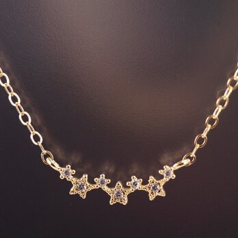 14KGF Seven Stars Necklaceの画像