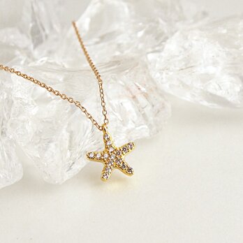 14KGF Star Necklaceの画像