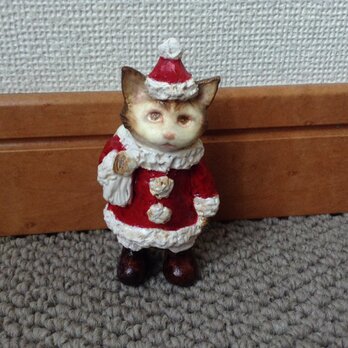 猫のサンタ