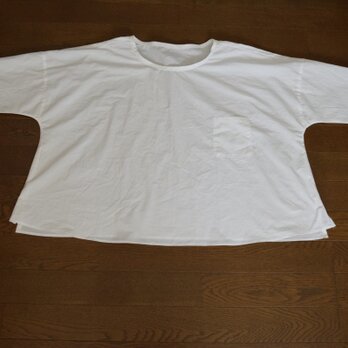 soch ソッチ　高密度コットン　プルオーバーシャツ　ホワイトの画像