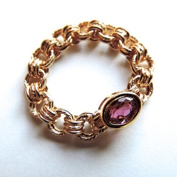 『 Ladylike pink 』Ring by K14GFの画像
