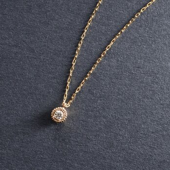 Verseau -Necklace-◇K18PG×Diamond 0.03ctの画像