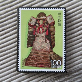 日本　美術切手ブローチ 1549の画像