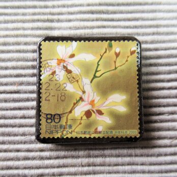 日本　切手ブローチ 1560の画像