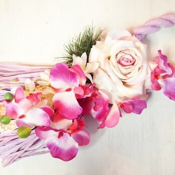 お花が可愛いお正月飾り＊ループP１６０５の画像