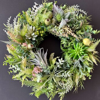 Green wreath「受注制作」の画像