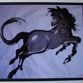 跳び馬の画像