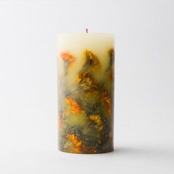 GREEN CANDLE M(キャンドル 植物 ドライフラワー 押し花 ボタニカル botanical)