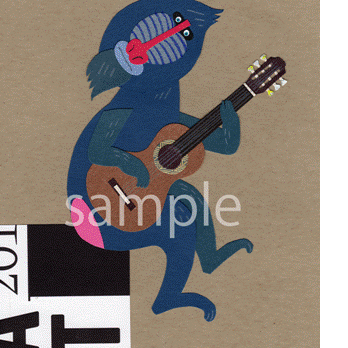 「クラシックギタリスト」ポストカード ２枚セットの画像