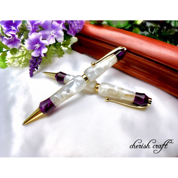 プリンセスラベンダー ~Princess lavender~ 手作りボールペン TMA1602pu【送料無料】の画像