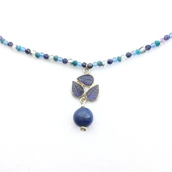 "blueberry" 〜 一点物！ 天然石ネックレスの画像
