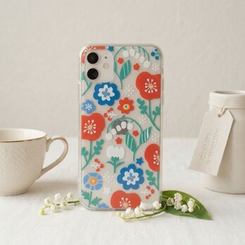 iPhoneクリアケース【Flowers】