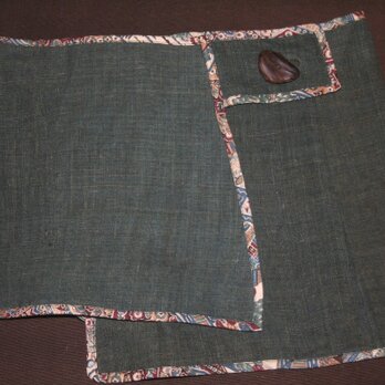 木綿の蚊帳のオーバースカート　M~Lの画像