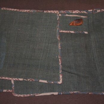木綿の蚊帳のオーバースカート　L~LLの画像