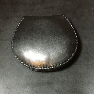 コインケース　“Shell”　ブラック。