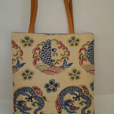 鯉と龍のバッグ