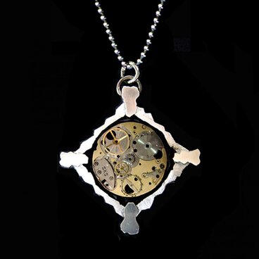 ブレスレット、ネックレス　メカニカルウオッチパーツ