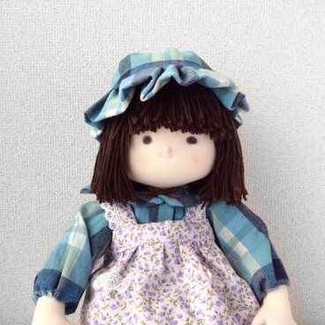 【依頼品】布人形　女の子＜フルオーダー＞AkoDoll#16-024
