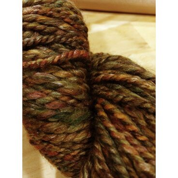 オーダー受付　送料無料　シルクメリノ高級手紡ぎ毛糸　ひなびた多色ミックス