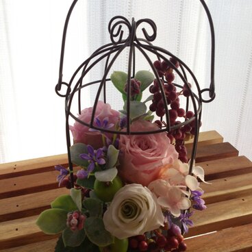 鳥かごアレンジ